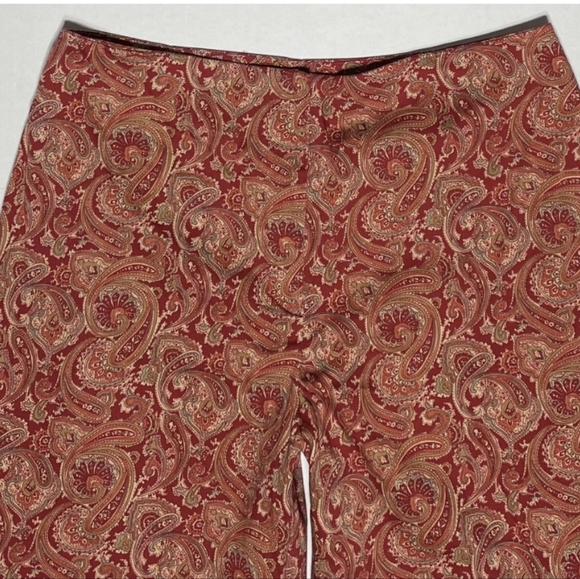 Carolina blues paisley capri pants sz 10 *T - Picture 7 of 7